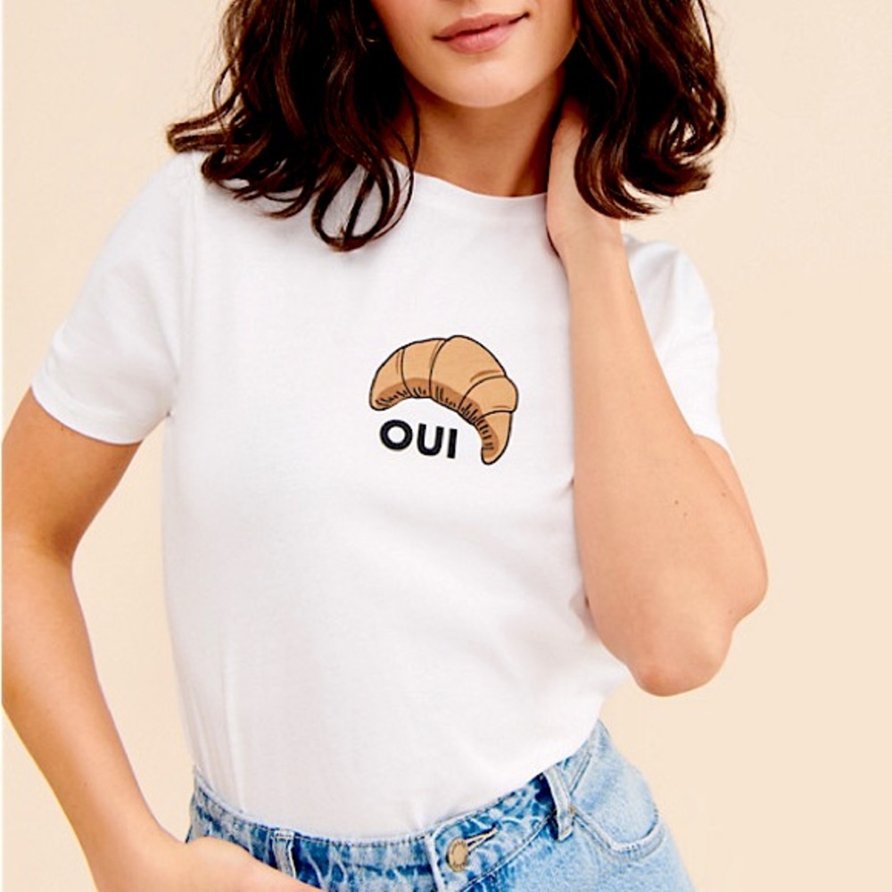 KULE Modern Oui Graphic Tee, Small